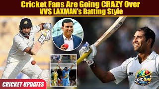 Cricket Fans Are Going CRAZY Over VVS LAXMAN's Batting Style
