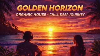 🔥 GOLDEN HORIZON 🌅 | Organic House Sunset Journey | Chill Deep Electronic | Relaxing AI Music