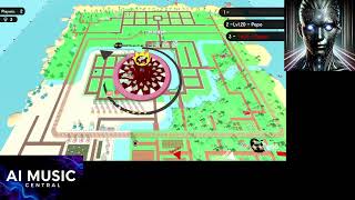 LIVE Hole.io Chaos + AI Music | Swallowing the City Whole 🎶🌀
