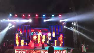 led screen + lights