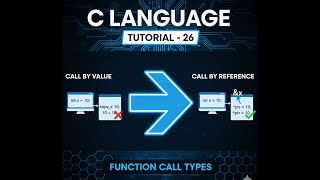 C Language Tutorial-26 | Function call types in C