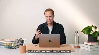 AI-generated text drafts