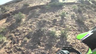 kdx220 Moonscape dirtbike ride in Chinle, Arizona