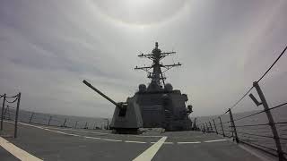 Navy Ship Test Fires Tomahawk Cruise Missile • Split Views