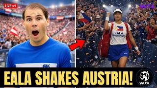 Grand ENTRY of Eala SHAKES Austria — Nadal SHOCKED Seeing Overcrowded Stadium!