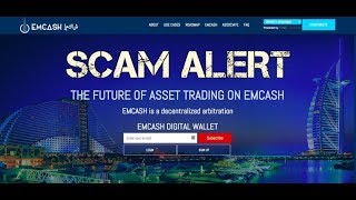 Emcash.Global Is a Scam ! Don't Invest your money in this Fake ICO