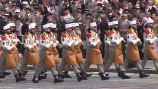 Légion Étrangère défilé militaire du 14 Juillet 2014