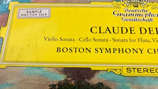 Debussy Violin Sonata Deutsche Grammophon White Label Promo Copy Pioneer PL-300