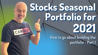Stocks Seasonal Portfolio for 2021 - Part 1