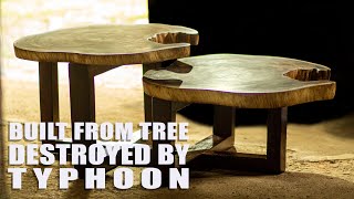 CITYBOY BUILDS LIVE EDGE TABLE (DIY)  |  LOG LEFT TO ROT FOR YEARS Turns Into LUXURY COFFEE TABLE