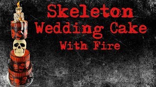 How To Make A Skeleton Wedding Cake | Halloween Cakes