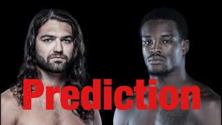 Wes Shultz Vs Damian Pinas Prediction