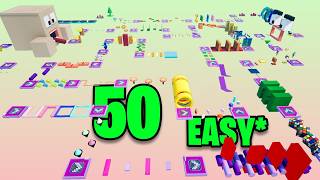 😎🤙 50 LEVELS EASY PARKOUR Code: 2242-5403-3899