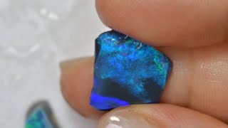 28.9 cts Rough Black Opal Parcel Lightning Ridge