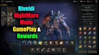 Legend of Ymir Riveldi NightMare Mode GamePlay & Rewards