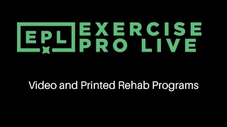 Exercise Pro Live Introduction