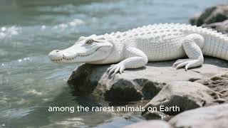 HOW RARE ARE ALBINO CROCODILES? #crocodile #albinoanimals