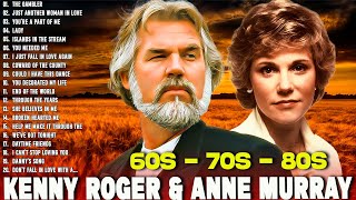 Kenny Rogers & Anne Murray Greatest Hits Full Album🔥🤠Best Old Country Songs Of 70s, 80s, 90s #lady