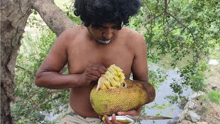 Primitive Man Found Jackfruit for Ultimate Jungle Survival | Thrilling Viral Adventure!