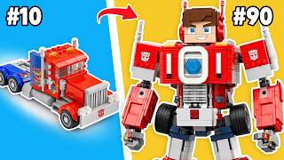 JJ Becomes LEGO Optimus Prime in Transformers | BEAR Bricks