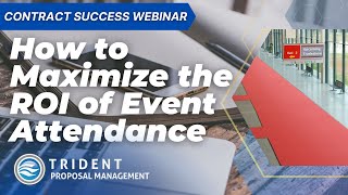 How to Maximize the ROI of Event Attendance 25 October 2023