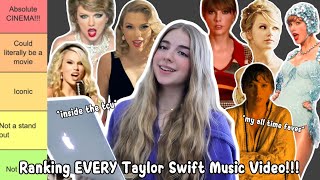 I Ranked EVERY Taylor Swift Music Video! *please don’t be mad*