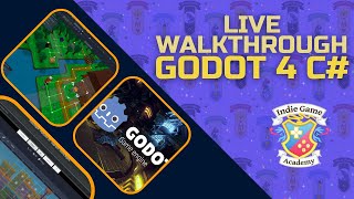 Live Walkthrough of Godot 4 C# - Indie Game Academy Lecture