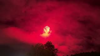 The Fireworks of Carbondale, Pennsylvania on Independence Day 2025