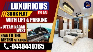 Luxury 3BHK Flat in Uttam Nagar West | Prime Location 3BHK Floor with Mandir area | Kamal Associates