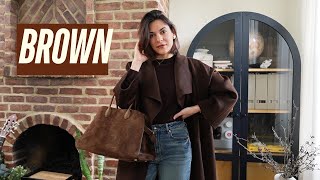 BROWN favorites - STYLING everything brown