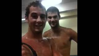 9/19/2011 Deland Wrestling Team Huddle After Intense Yoga