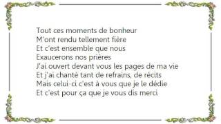Céline Dion - À Vous Lyrics