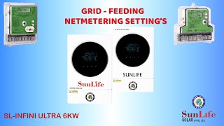 Grid Feed Enable Procedure – SL INFINI ULTRA 6kW | Sunlife Solar Official Guide