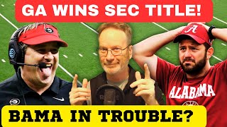 LIVE REACTION - GEORGIA BEATS ALABAMA IN SEC TITLE GAME