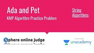 E002 : ADA and pet | String Algorithms | SPOJ