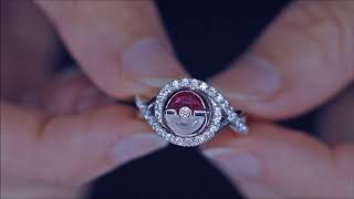 Pokemon 'Pokeball' ring by Sapphire Studios Design