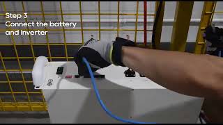 steps to connect phocos inverter and pytes battery