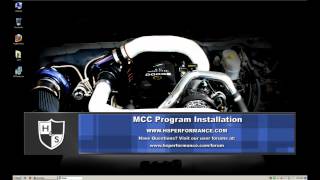 MCC Instructions Part 1 - MCC Program Installation