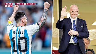 The Day Lionel Messi Made Gianni Infantino Happy