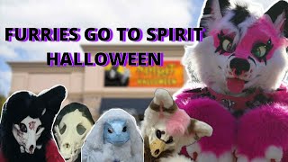 Fursuiting AT SPIRIT HALLOWEEN