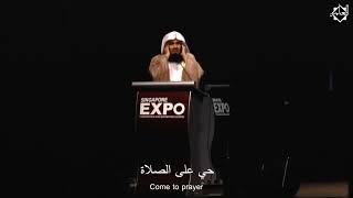 Beautiful Adhan Call to Prayer   Mufti Menk Dua at the end