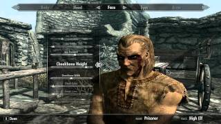 Lets play Skyrim Character Creation