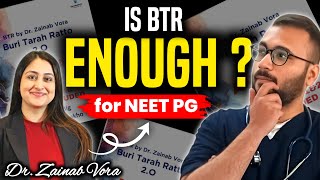Is BTR Enough for NEET PG? HOW TO UTILISE BTR BEST WAY #neetpg in MBBS