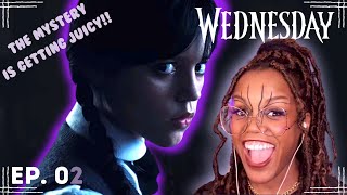 THE MYSTERY IS UNFOLDING || Wednesday S01x02 **FIRST REACTION**