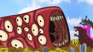 TRAIN EATER vs SHIN GODZILLA & ZILLA JR