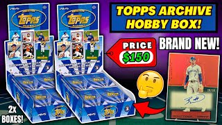 *GOLD ROOKIE AUTO!😱 2025 TOPPS ARCHIVE BASEBALL HOBBY BOX REVIEW!⚾️