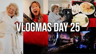 CHRISTMAS 2022! opening presents, christmas dinner + the lights on jeater bend! | Vlogmas Day 25
