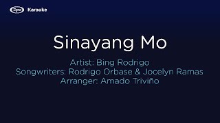 Sinayang Mo - Bing Rodrigo (Official Karaoke Video)