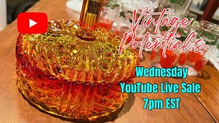 Vintage Potential LIVE AUCTION with Jessica! Wed 7pm EST. 4/15/2026