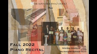 SPS Student Piano Recital Fall 2022